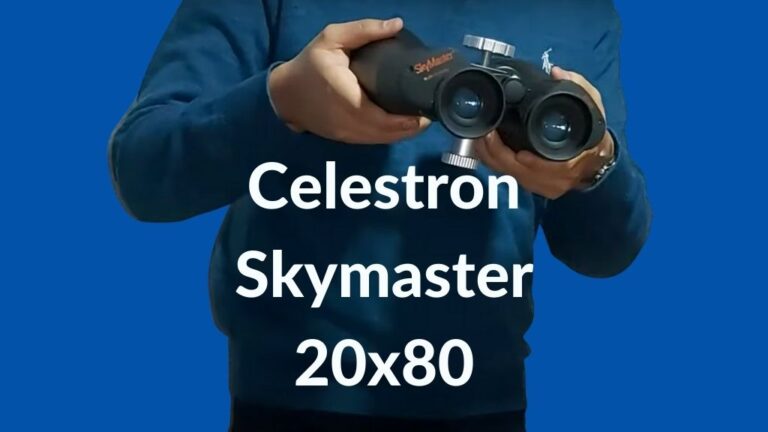 Imagen de portada con foto de los prismáticos astronómicos Celestron SkyMaster 20x80