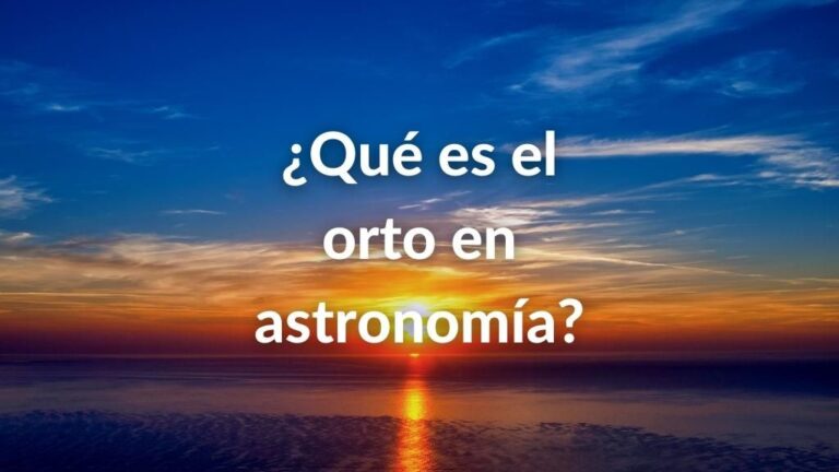 Foto de un amanecer con el orto del Sol y texto sobre impreso: ¿Qué es el orto en astronomía?